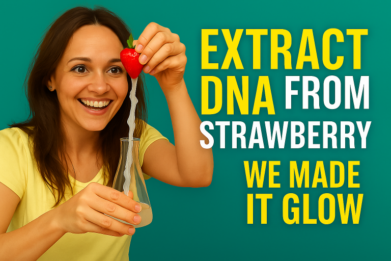 Extracting DNA from Strawberries: A Homeschool Science Adventure